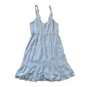 Sim & Sam Cream Linen Blend Mini Dress S